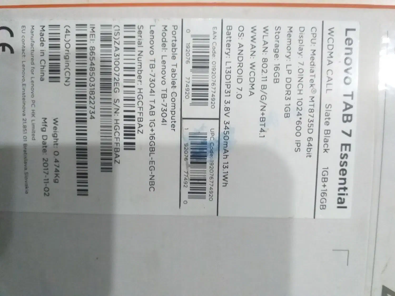 تبلت لنوو کاملا سالم با ضمانت|تبلت|مشهد, هنرور|دیوار