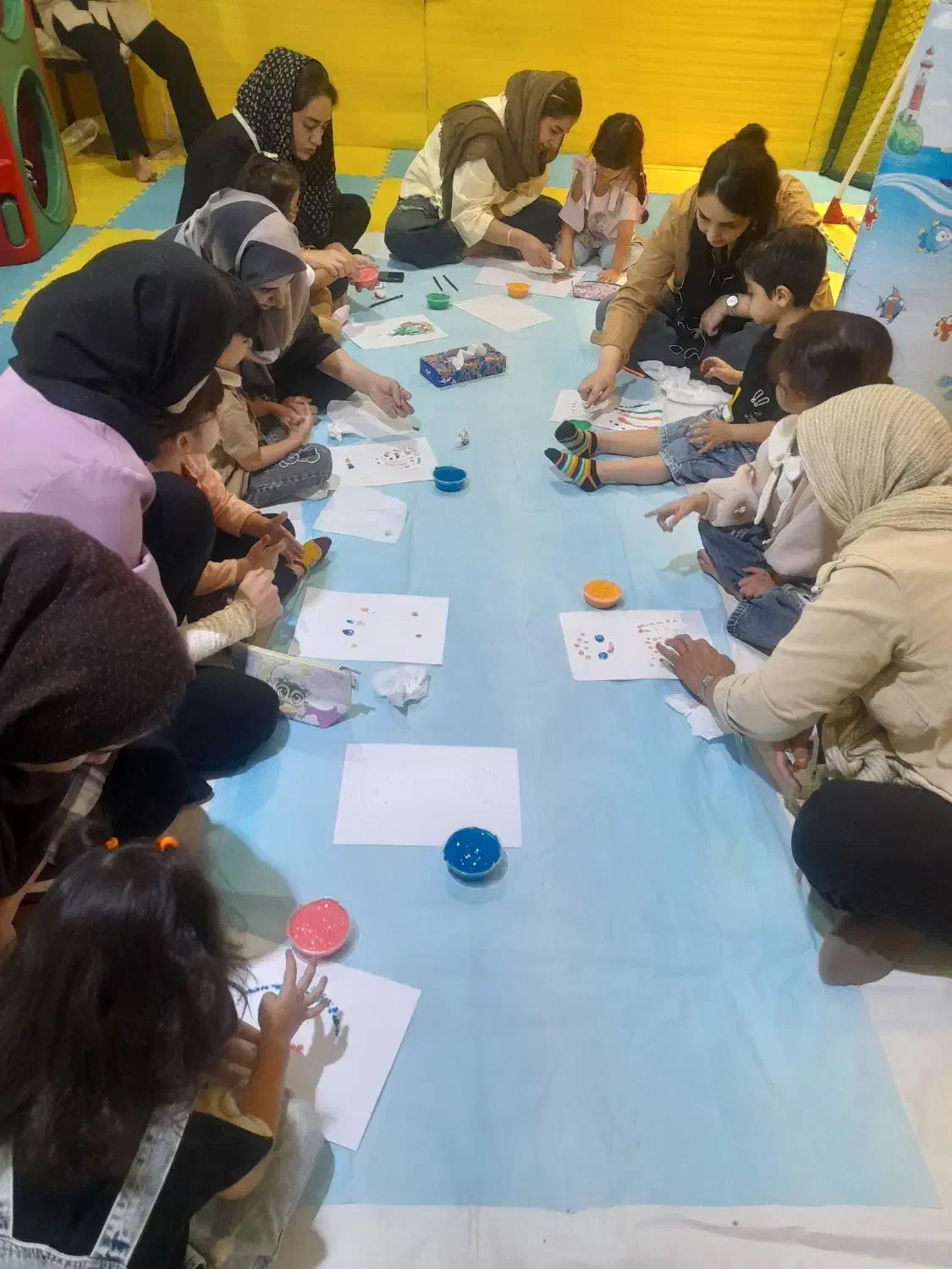 کارگاه مادر کودک رنگ بازی|خدمات آموزشی|نجفآباد, باغ ملی|دیوار