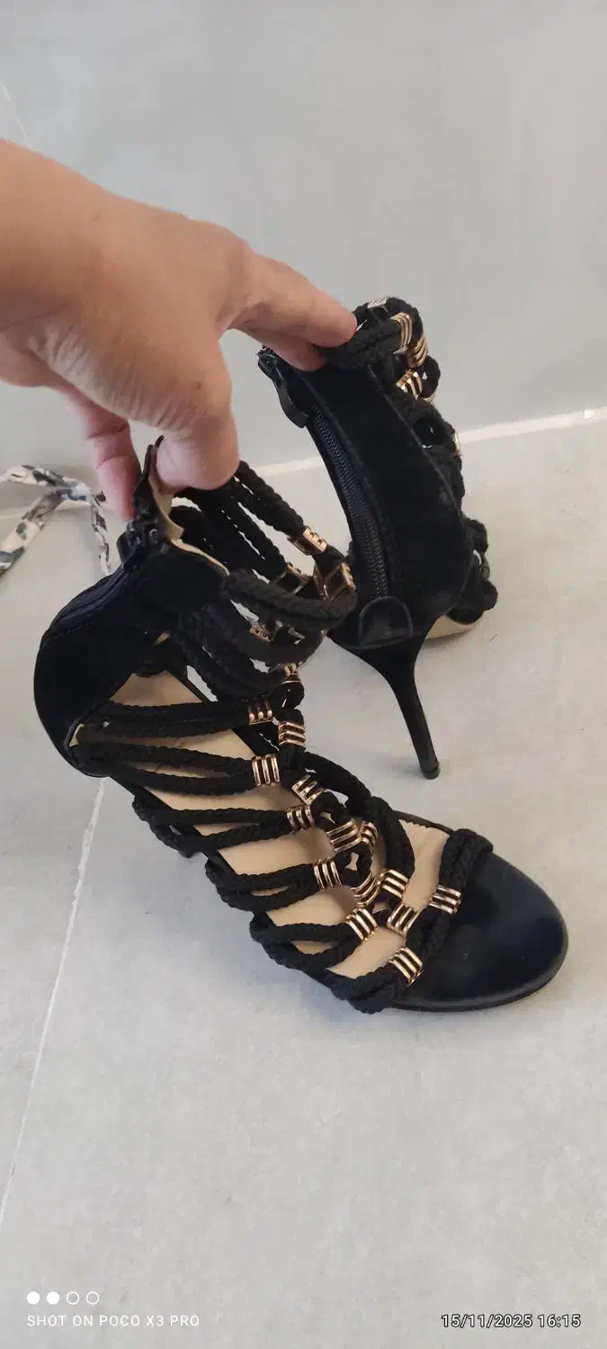 کفش مجلسی پاشنه بلند|کیف، کفش، کمربند|فسا, |دیوار