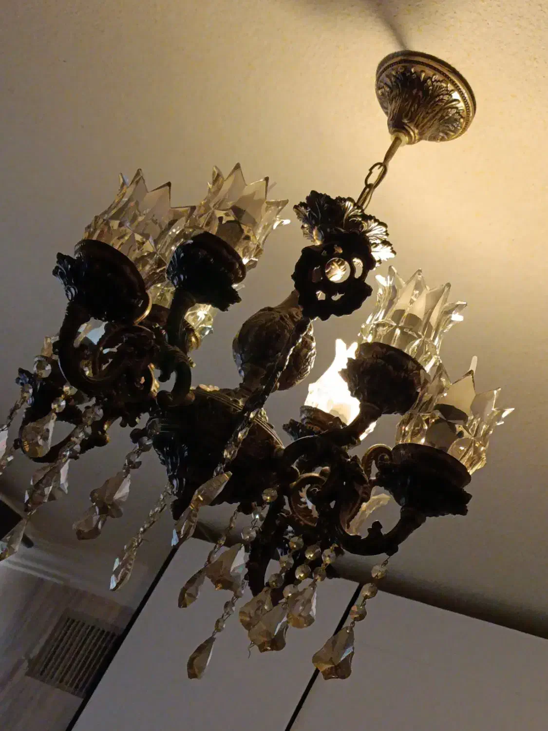 لوستر|لوستر و چراغ آویز|بیرجند, |دیوار