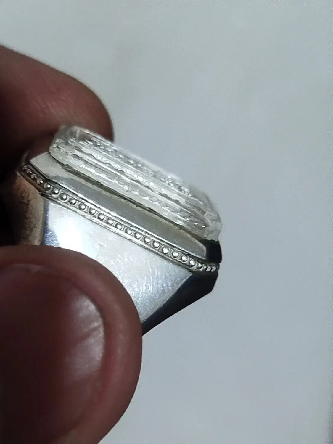 انگشتر در نجف نفیس با خط چپ یا علی...|جواهرات|خرمآباد, |دیوار