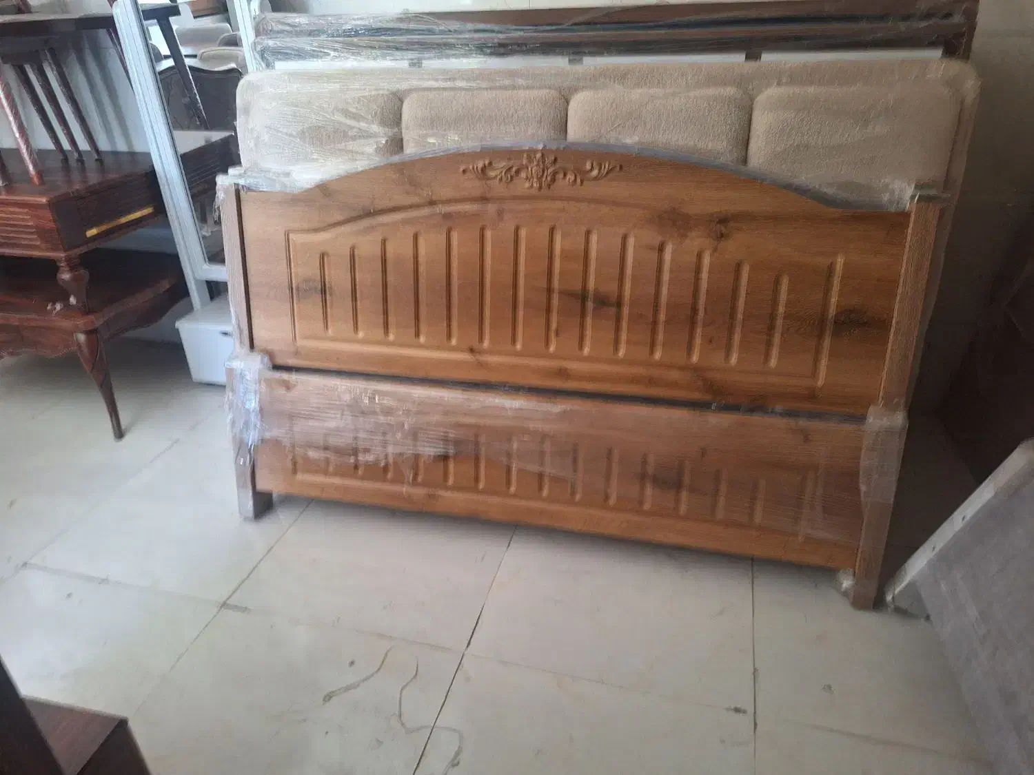 تخت خواب دو نفره.سرویس خواب وکیوم شرکتی|تخت و سرویس خواب|خرم‌آباد, |دیوار