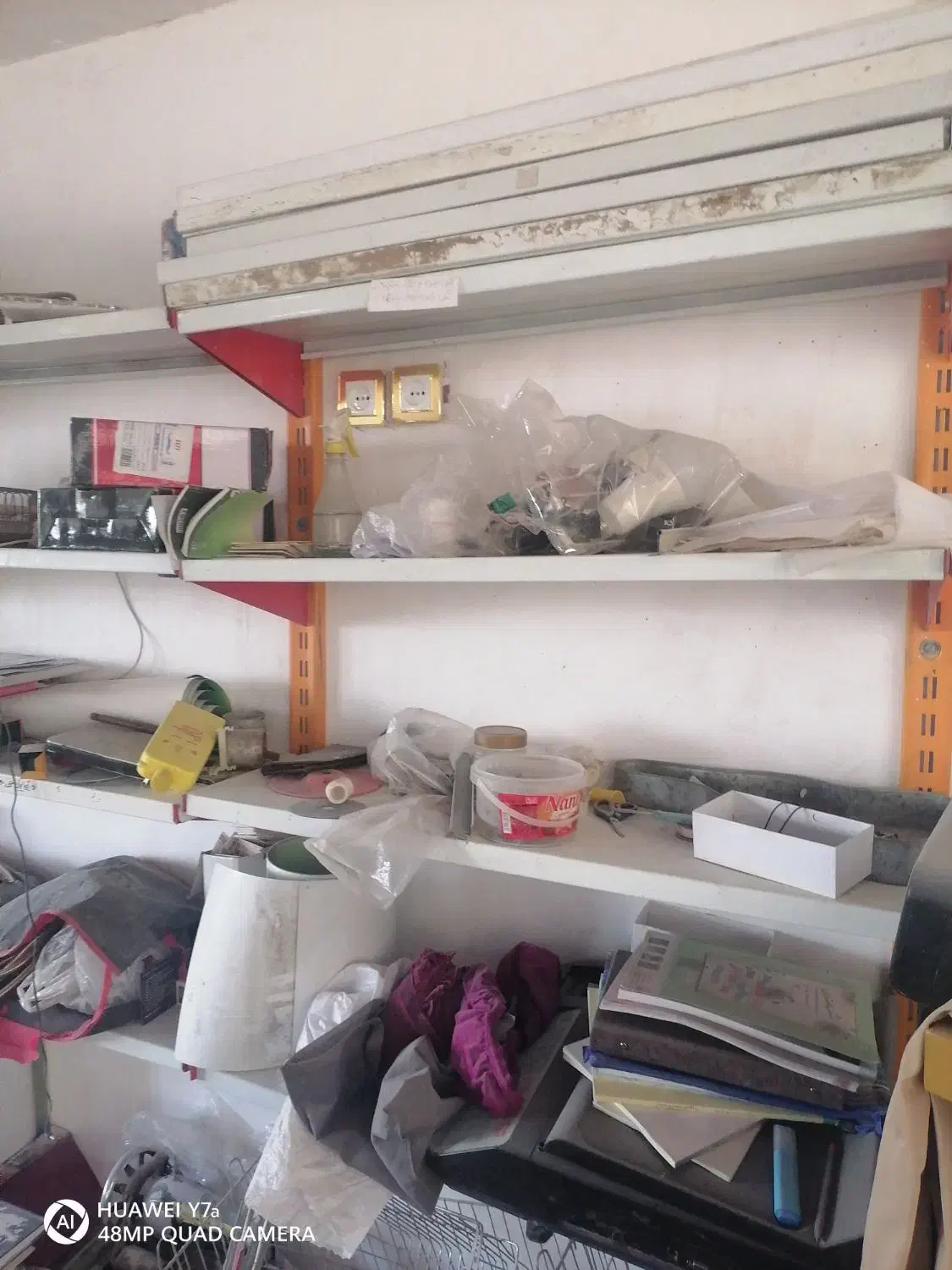 قفسه|کتابخانه، شلف، قفسههای دیواری|قم, سالاریه|دیوار