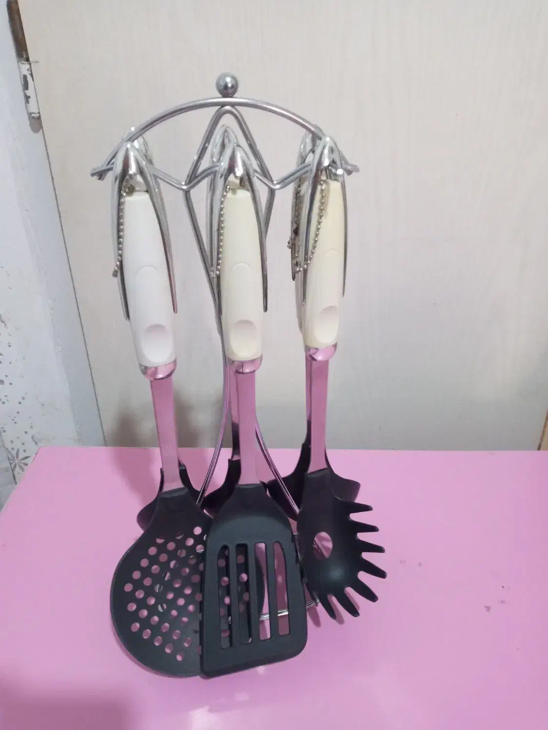 ست کفگیر و ملاقه|ظروف پخت‌وپز|قم, شهرک سازمان آب|دیوار