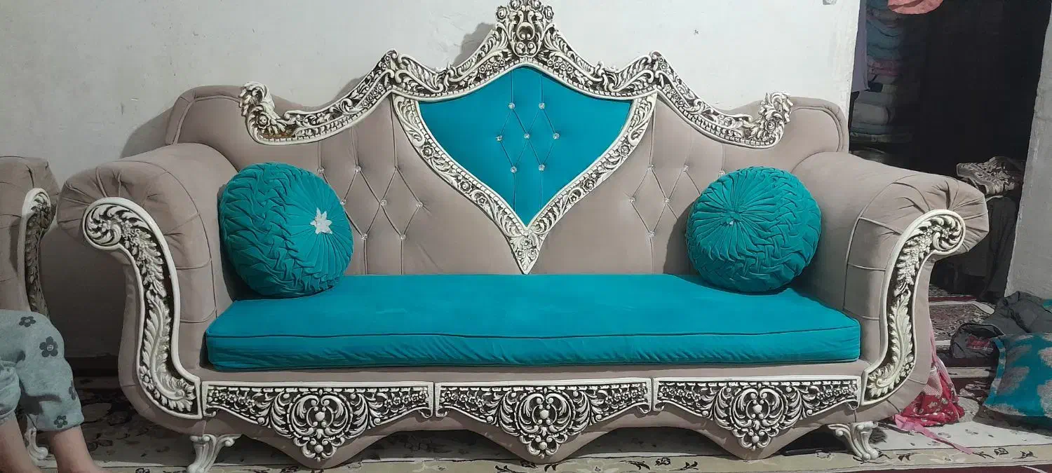 مبل۷نفره|مبلمان خانگی و میز عسلی|آبکوه, |دیوار