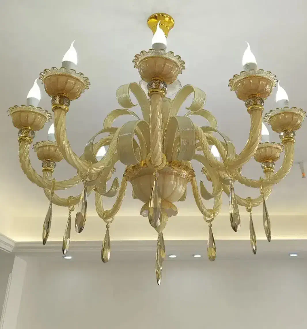 لوستر کریستالی ونزیا|لوستر و چراغ آویز|تهران, جمالزاده|دیوار