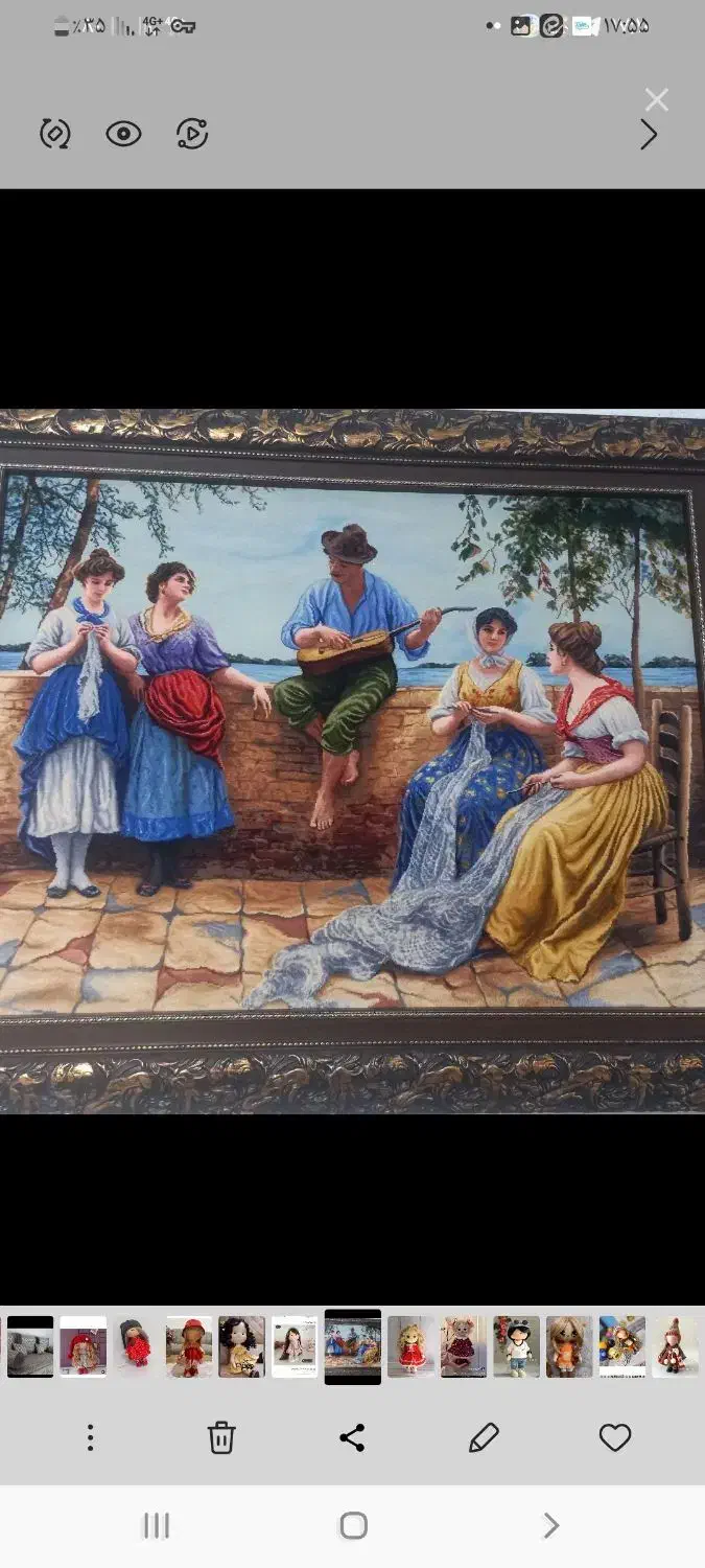 تابلو فرش تبریزی|تابلو فرش|اصفهان, دشتستان|دیوار