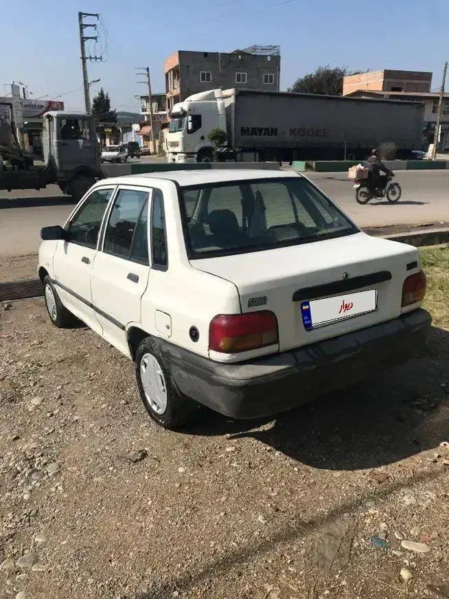 پراید ۸۷ سفید|خودرو سواری و وانت|ساری, |دیوار