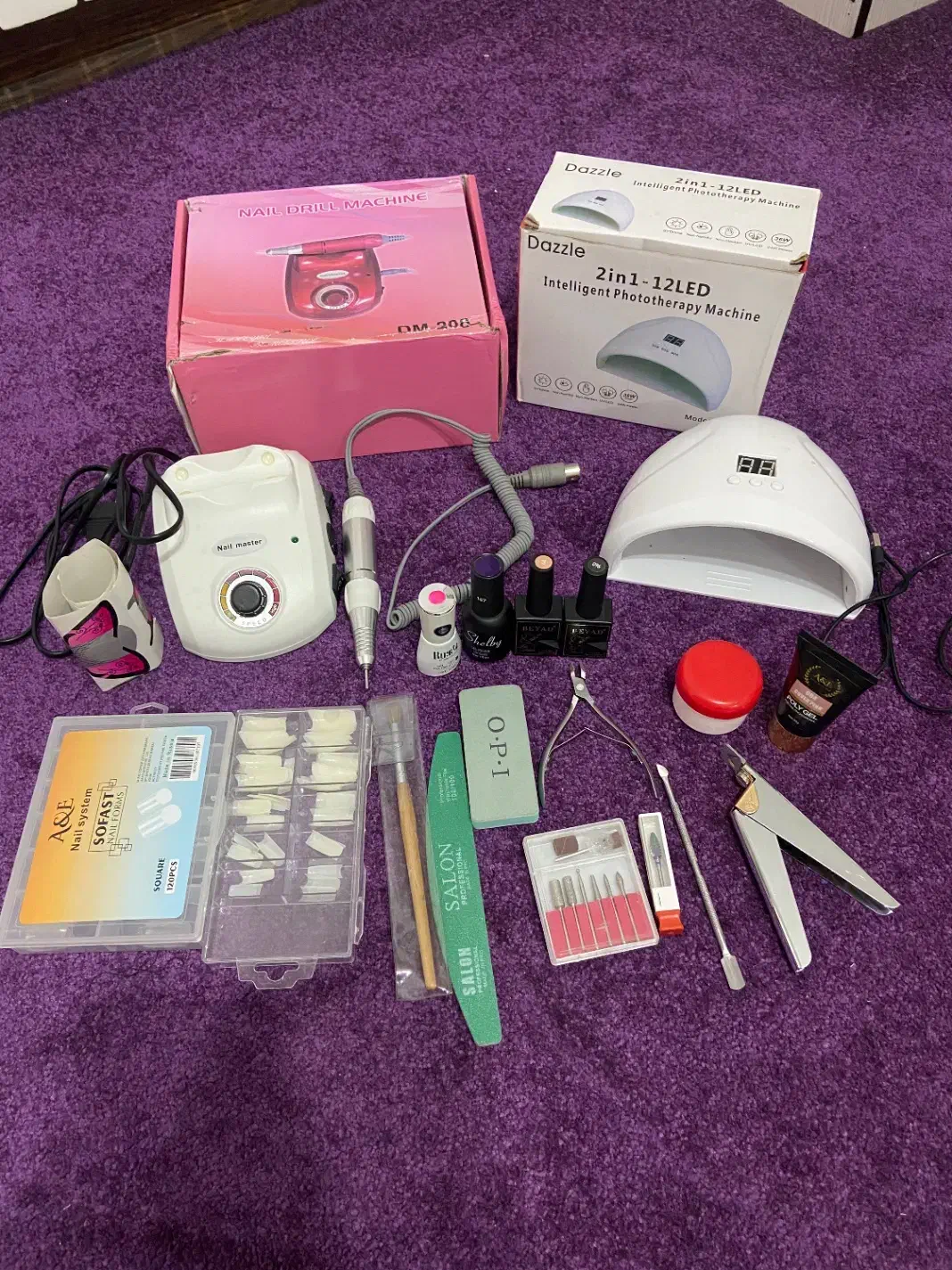 وسایل کاشت ناخن|آرایشی، بهداشتی، درمانی|تهران, آذری|دیوار