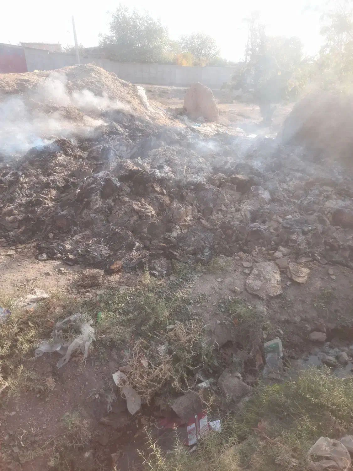 کود سوخته شده|خدمات باغبانی و درختکاری|محمدیه-قزوین, |دیوار