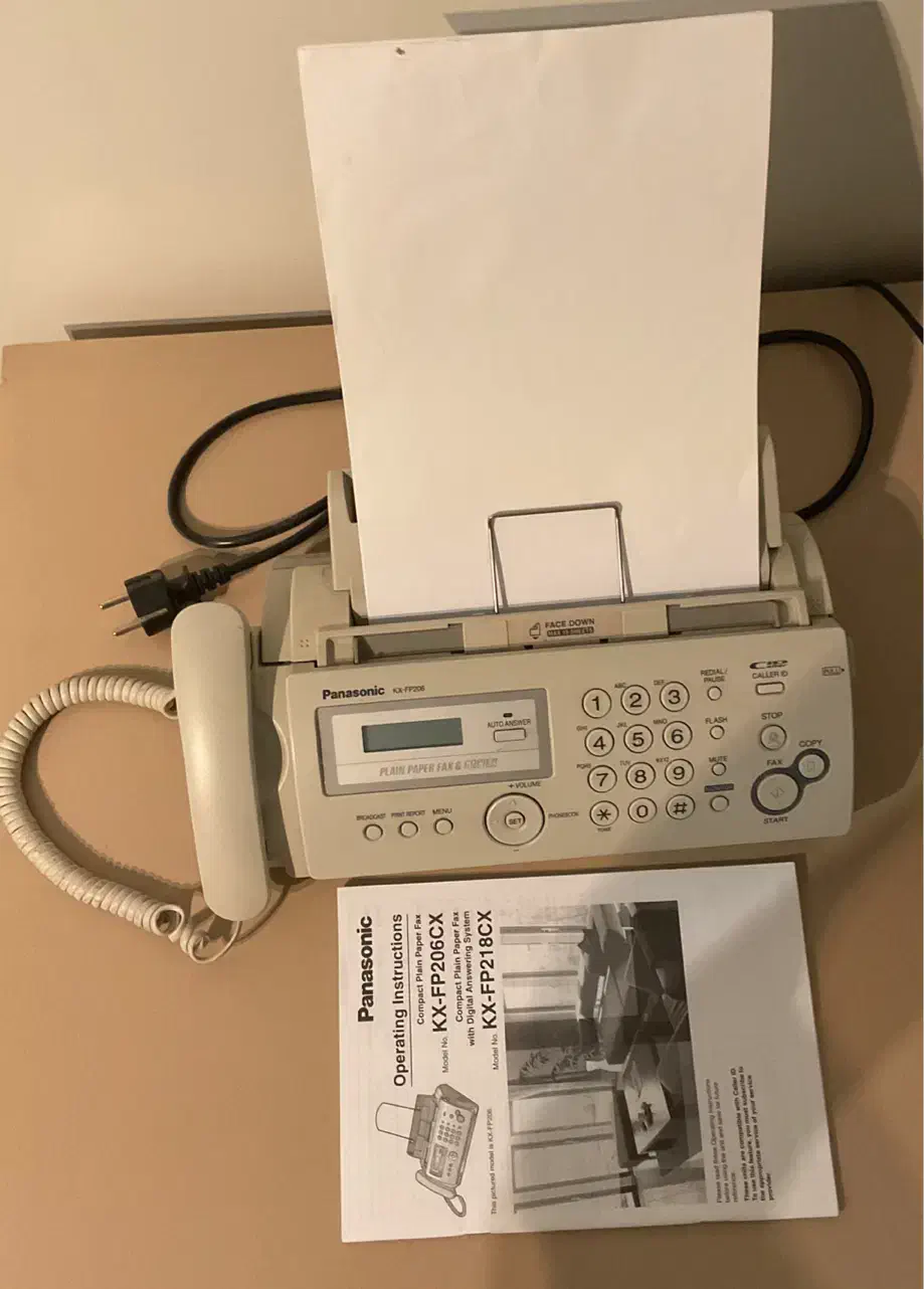 فکس Fax modell panasonic KX-FP206CX|پرینتر، اسکنر، کپی، فکس|تهران, زعفرانیه|دیوار