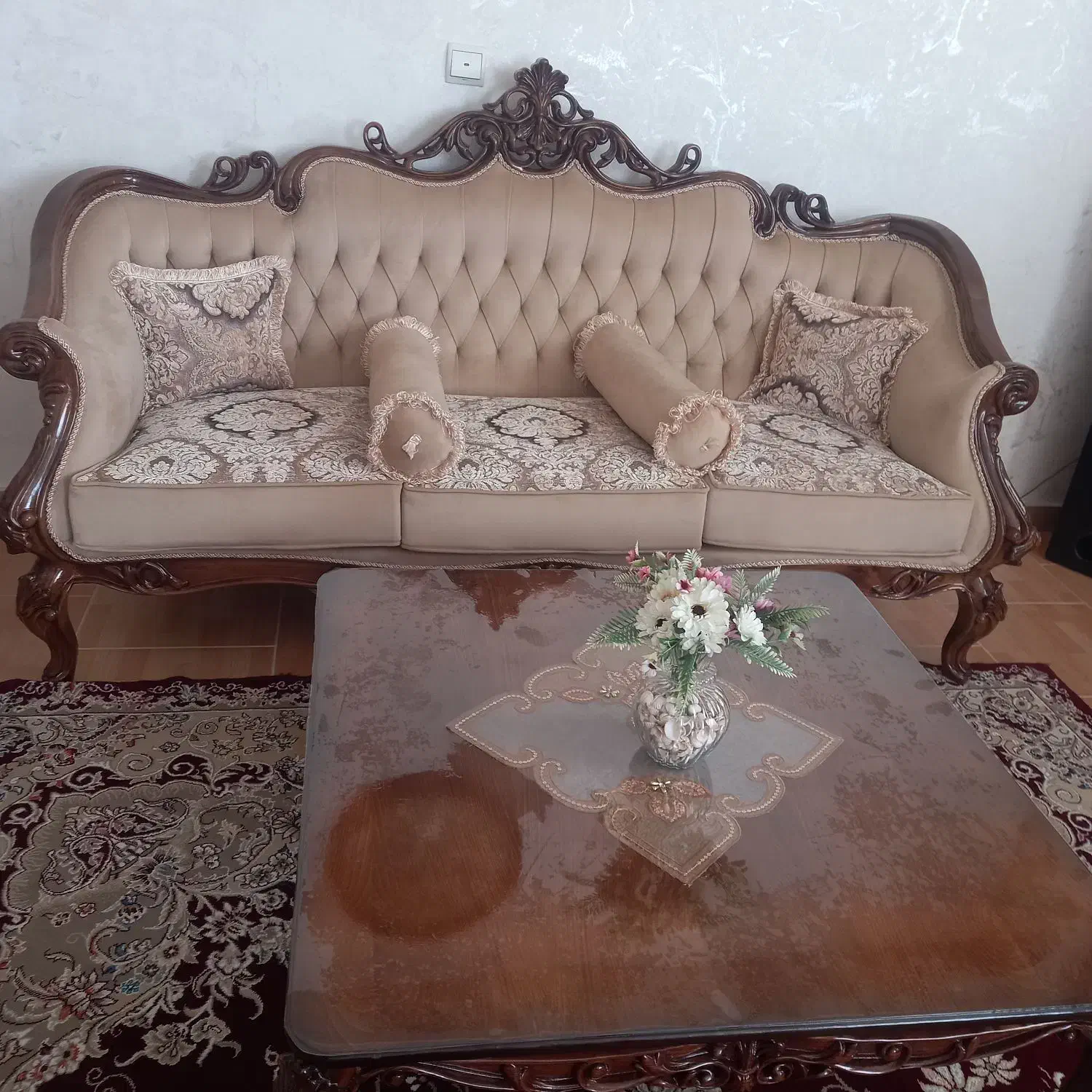 مبل سلطنتی|مبلمان خانگی و میز عسلی|سهند, |دیوار