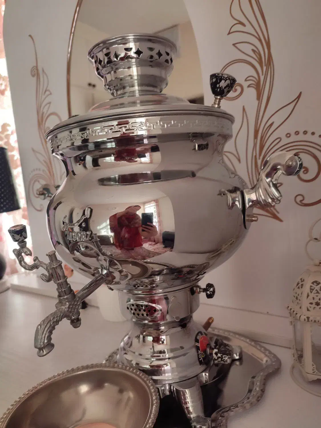 سماور 8لیتری البرز|سماور، چای‌ساز، قهوه‌ساز|رباط‌کریم, رباط‌کریم|دیوار