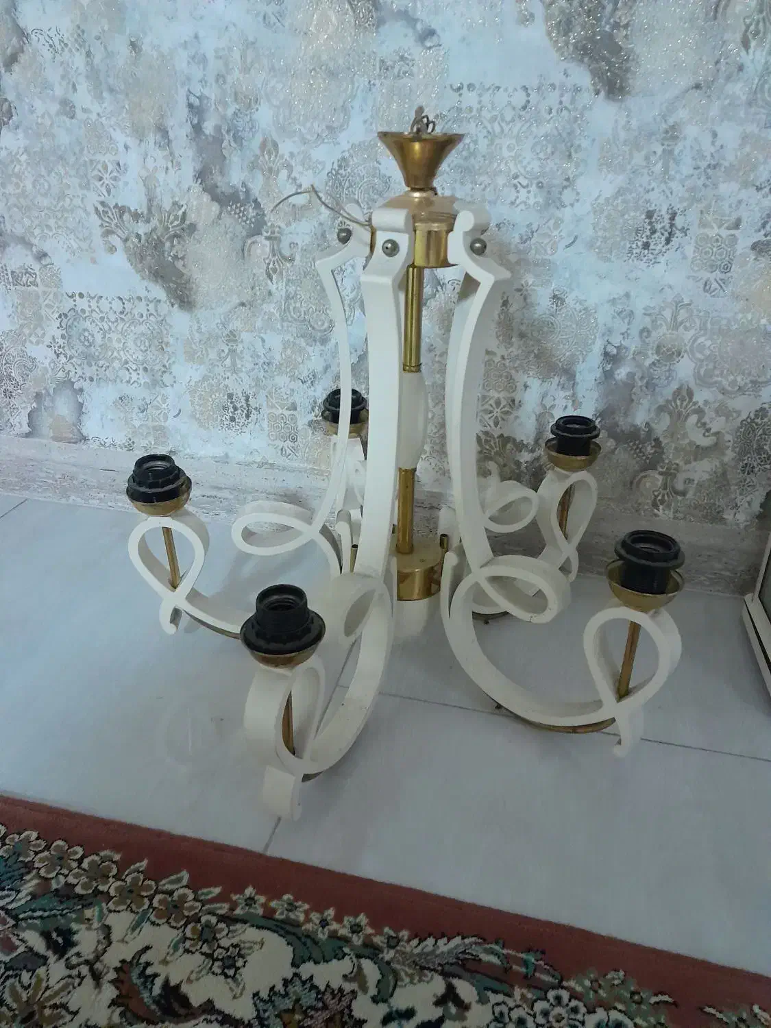 لوستر ۳ عدد|لوستر و چراغ آویز|رشت, آب و برق|دیوار