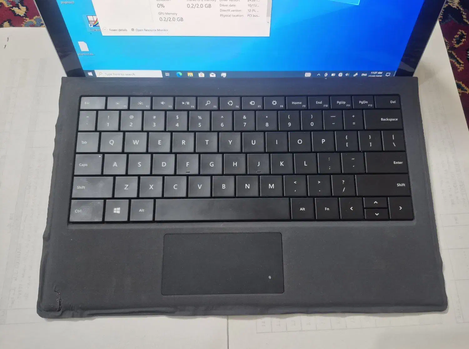 لپ تاپ سورفیس پرو ۴ i5 نسل۶|رایانه همراه|مشهد, سراب|دیوار