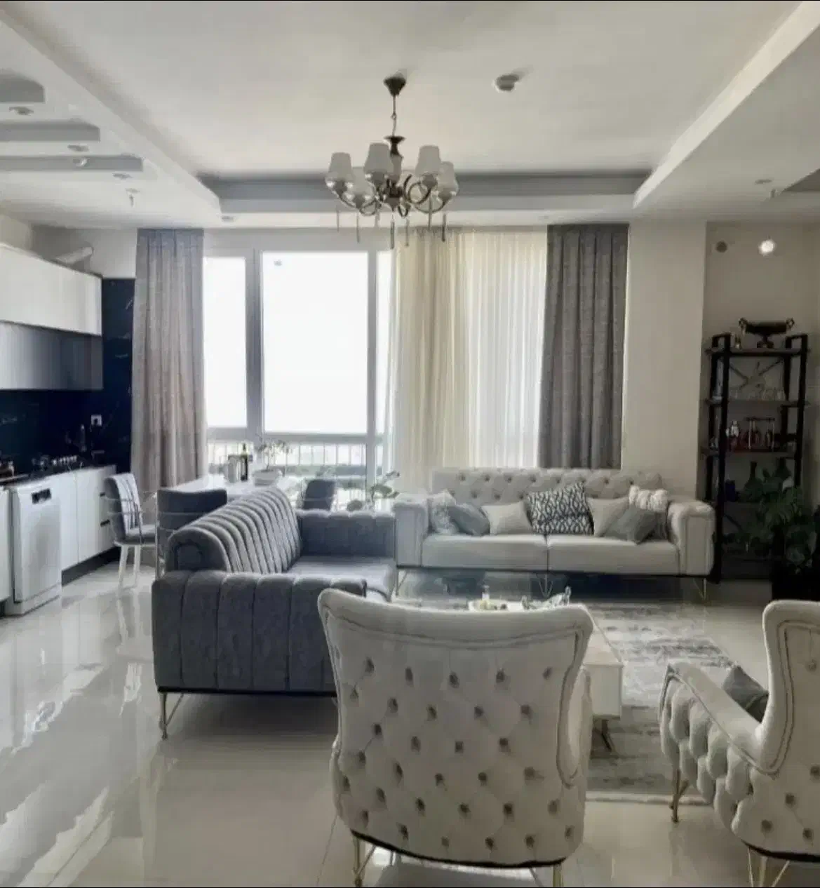 ۱۰۰ متر - ۲ خواب - نورگیر - شمال یوسف آباد