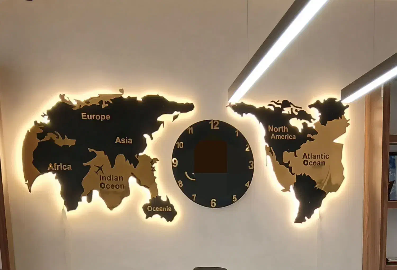 تابلو نقشه جهان|تابلو، نقاشی، عکس|گرگان, |دیوار