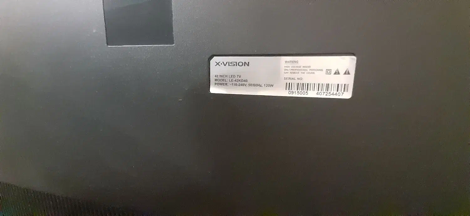 تلویزیون ۴۲ ایکس ویژن ال ای دی|تلویزیون و پروژکتور|اصفهان, فرهنگیان|دیوار