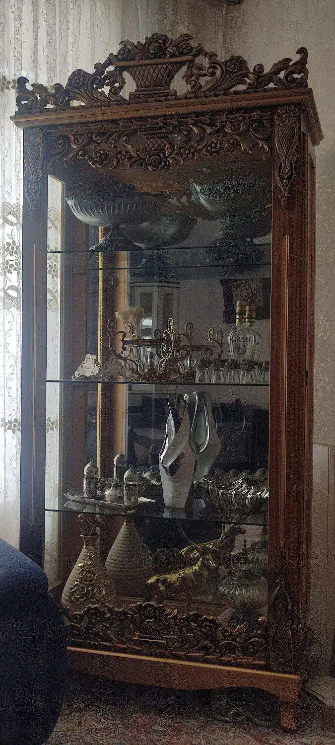 بوفه چوبی|بوفه، ویترین، کنسول|تبریز, |دیوار