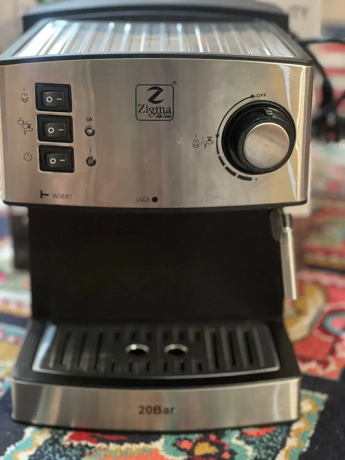 قهوه ساز زیگما|سماور، چای‌ساز، قهوه‌ساز|شیراز, انجیر|دیوار