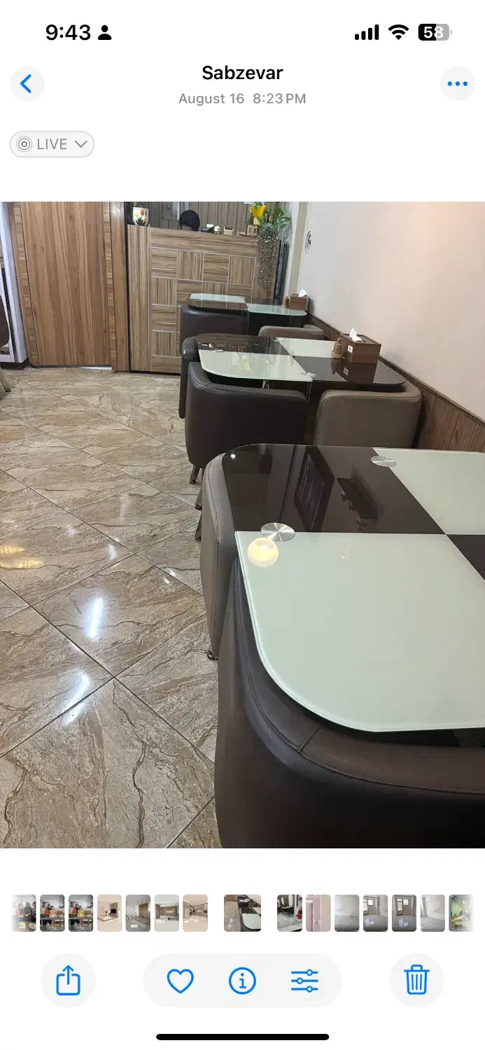 میز نهارخوری کم جا با قیمت مناسب|میز و صندلی غذاخوری|سبزوار, کوی بهار|دیوار