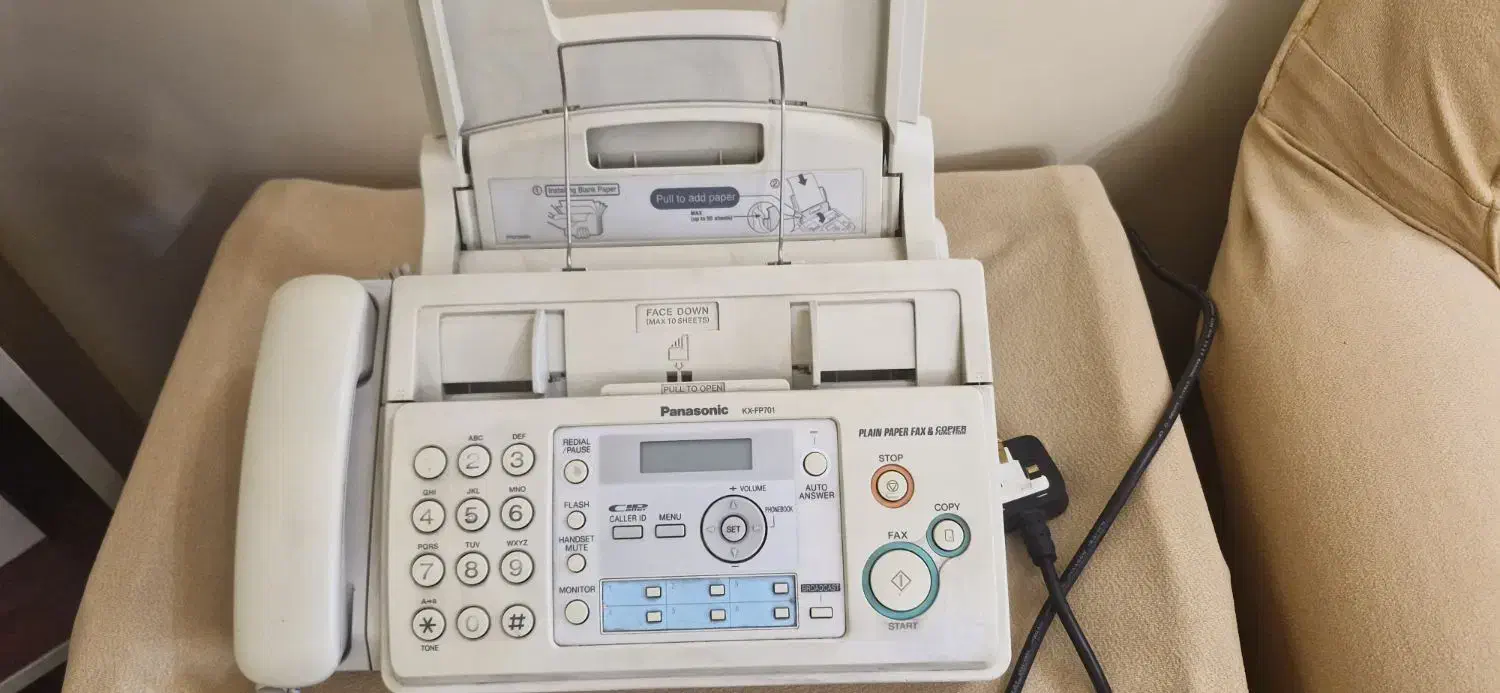 تلفن فاکس پاناسونیک ۷۰۱ سالم و تمیز|پرینتر، اسکنر، کپی، فکس|تهران, شیراز|دیوار