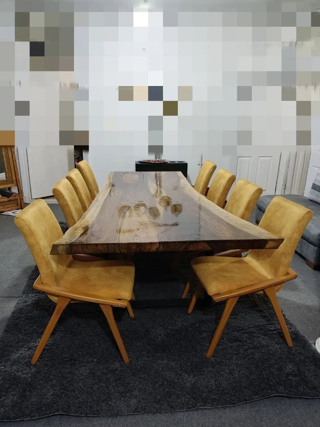 میز غذاخوری ده نفره ، بدون صندلی|میز و صندلی غذاخوری|آمل, |دیوار