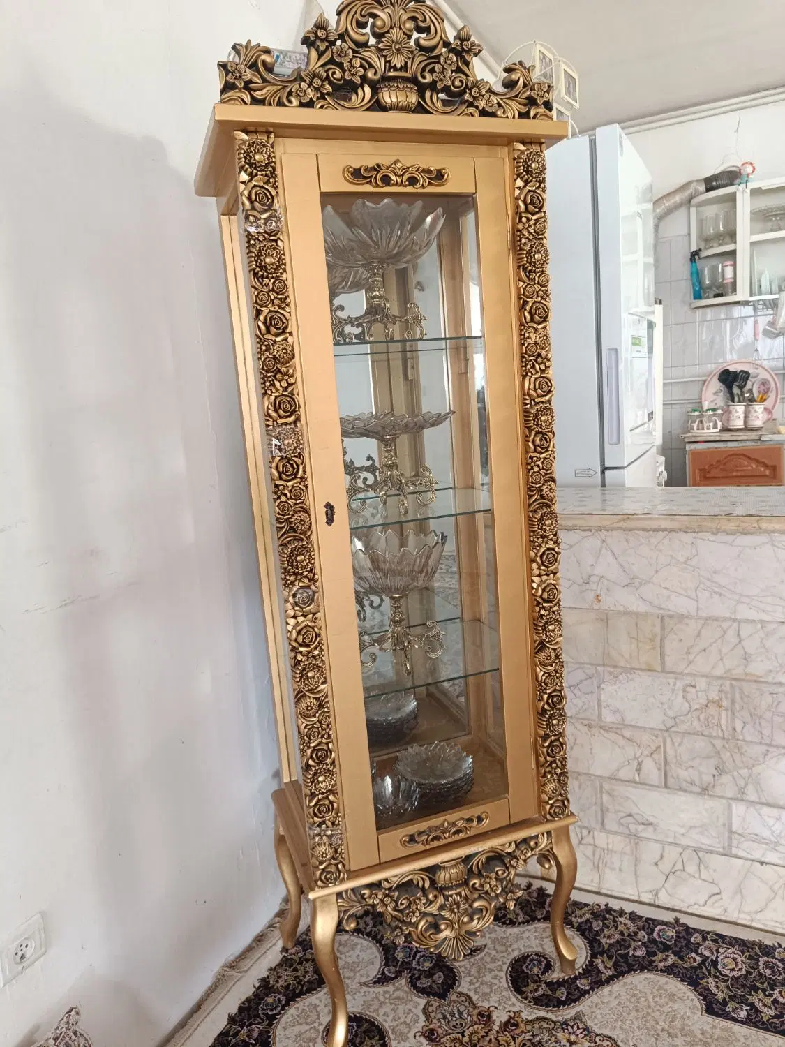 گنجه|بوفه، ویترین، کنسول|مشهد, مصلی (کارمندان اول)|دیوار
