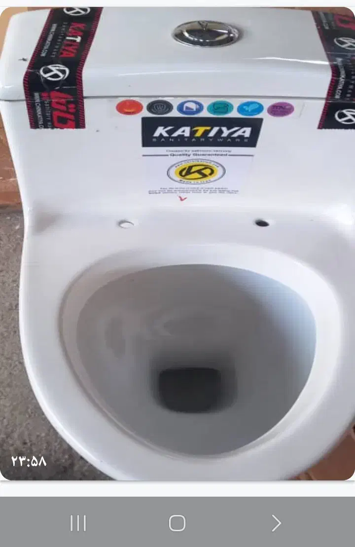 دوعدد توالت فرنگی با ضمانت خرید|لوازم سرویس بهداشتی|رشت, کوی فرهنگیان|دیوار