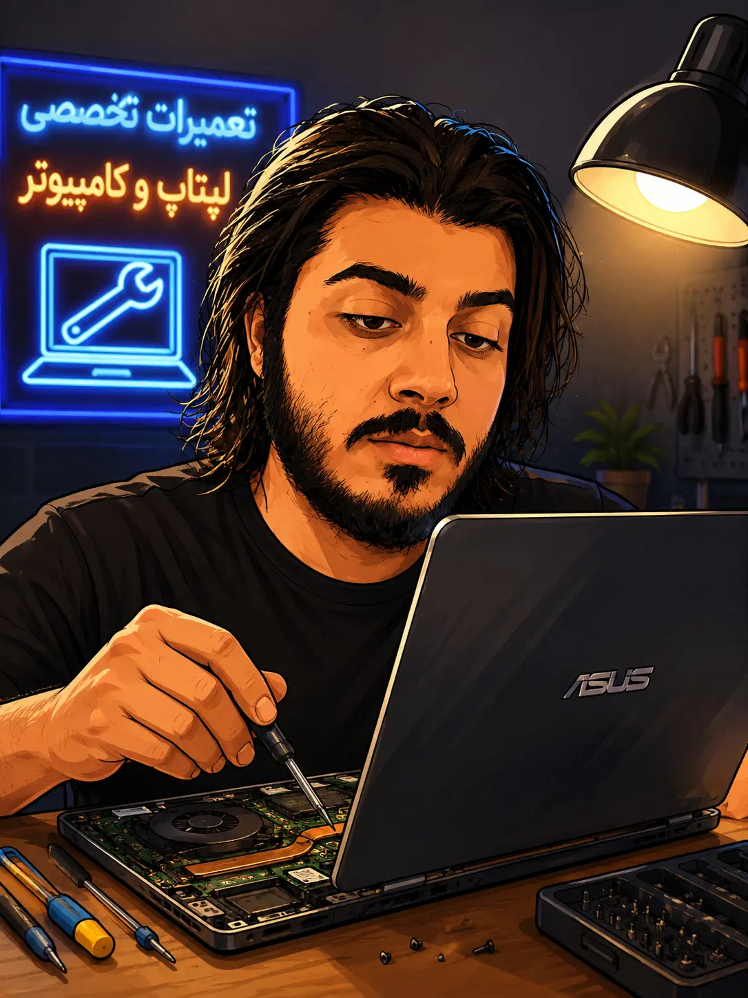 تعمیرات تخصصی لپتاپ و کامپیوتر|خدمات رایانهای و موبایل|تهران, شمسآباد|دیوار