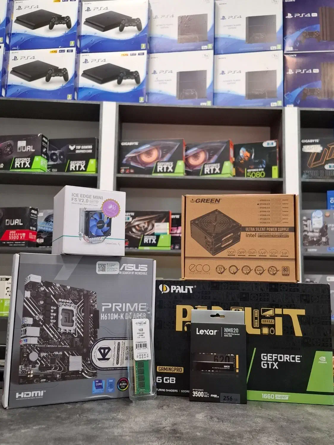 سسیتم رندرینگ نسل 12|رایانه رومیزی|مشهد, عامل|دیوار