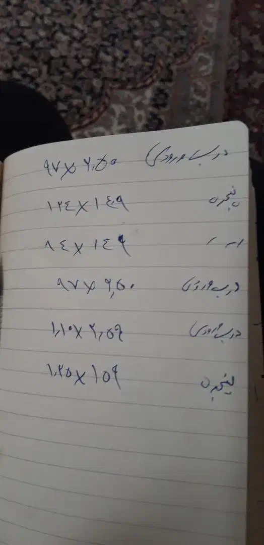 فروش فوری در و پنجره الومینیومی کارکرده و سالم|مصالح و تجهیزات ساختمان|نهاوند, |دیوار