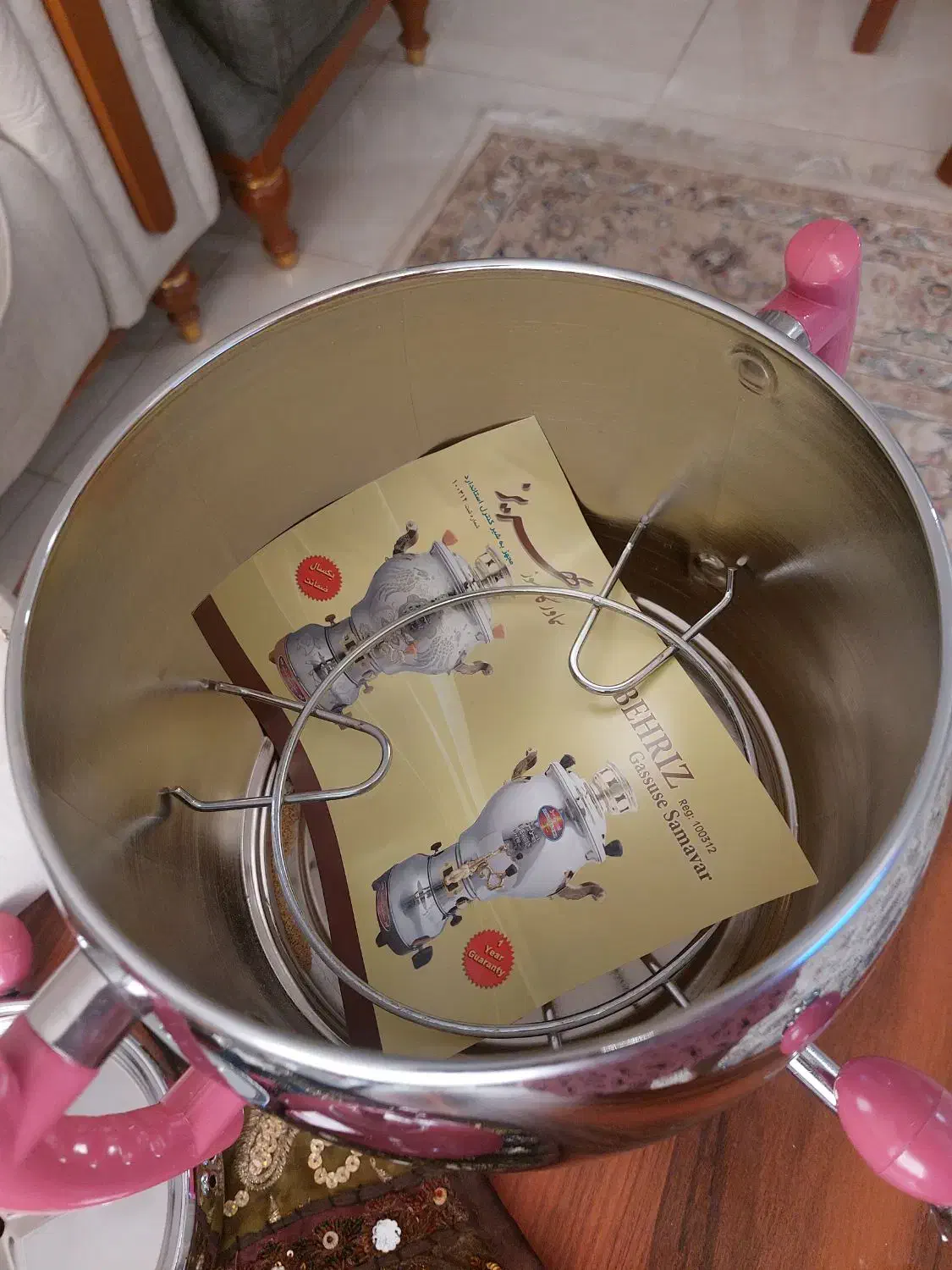 سماور گازی ۶ لیتری نو|سماور، چای‌ساز، قهوه‌ساز|قزوین, |دیوار