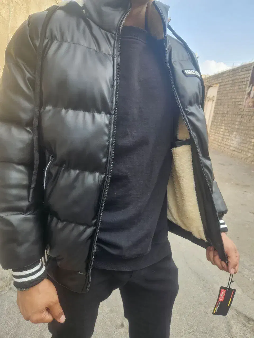 کاپشن فوم خز دار گرم دو رو هم موجوده سایز ب|لباس|قم, چهل اختران|دیوار