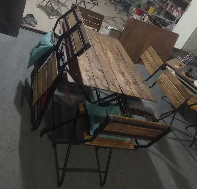 میـزنـهار خوری چوبـ روسی تـاشــو مدرن|میز و صندلی غذاخوری|مشهد, بهمن|دیوار