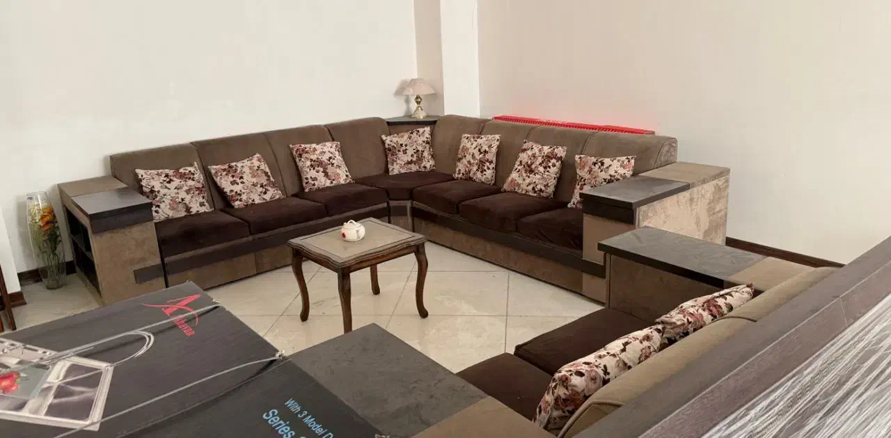 مبل ال نه نفره|مبلمان خانگی و میز عسلی|گرمدره, |دیوار