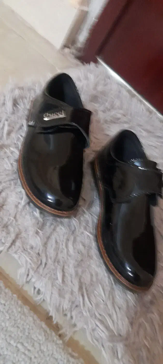 کفش ورنی سایز ۳۳ پسرانه|کیف، کفش، کمربند|محمدیه-قزوین, |دیوار