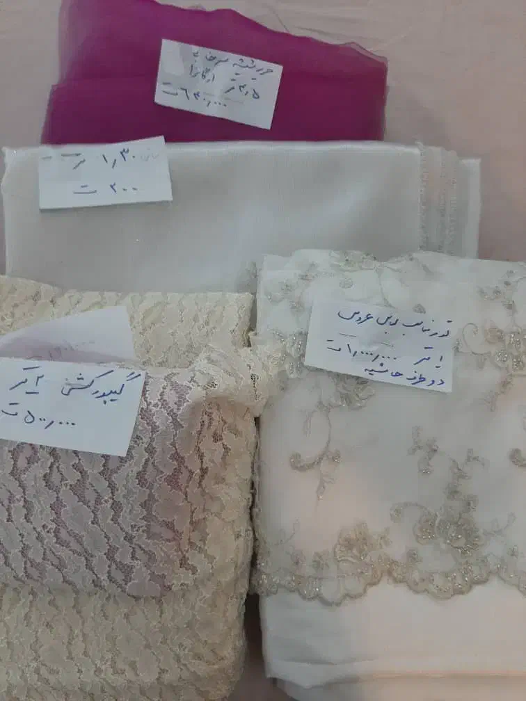 پارچه ی تور وساتن|لوازم خیاطی و بافتنی|مشهد, سرافرازان|دیوار