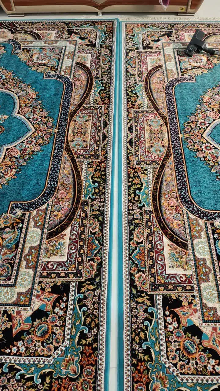 فروش یک جفت فرش ۹ متری ماشینی|فرش|گلپایگان, |دیوار