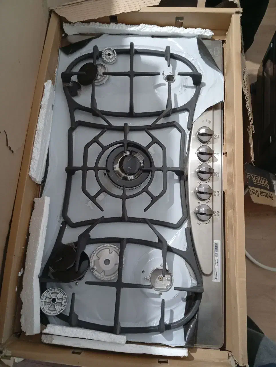 اجاق گاز صفحه ای ۵ شعله استیل سینجر|اجاق گاز و لوازم برقی پختوپز|هشتگرد, هشتگرد قدیم|دیوار