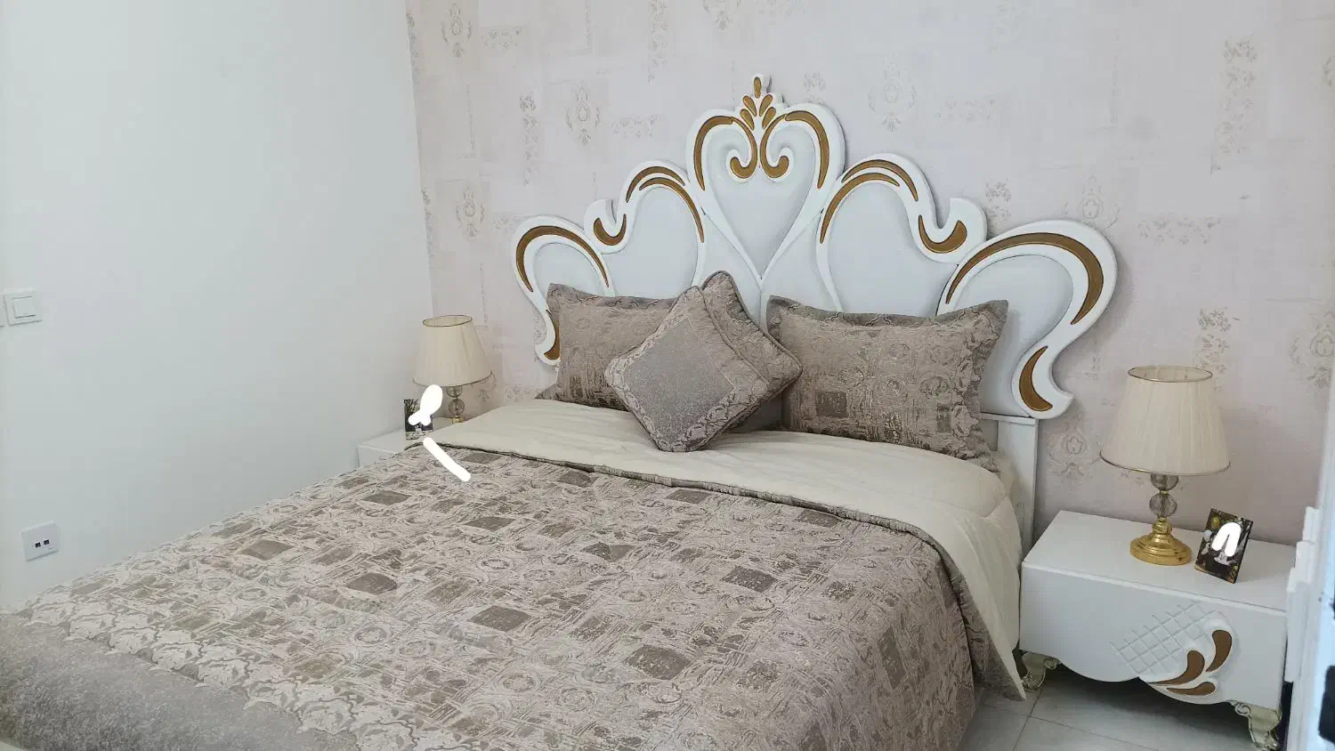 سرویس خواب کامل نو همراه با خوشخواب|تخت و سرویس خواب|کاشان, کارگر|دیوار