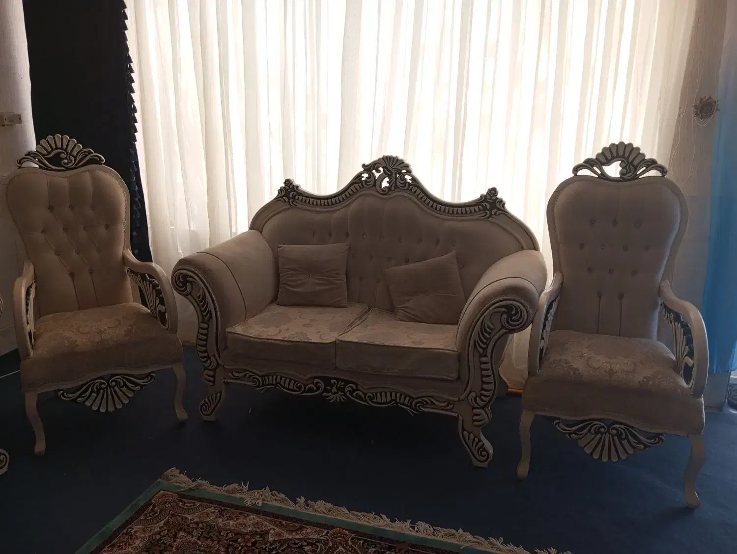 مبل هفت نفره|مبلمان خانگی و میز عسلی|تربتحیدریه, فردوسی جنوبی|دیوار