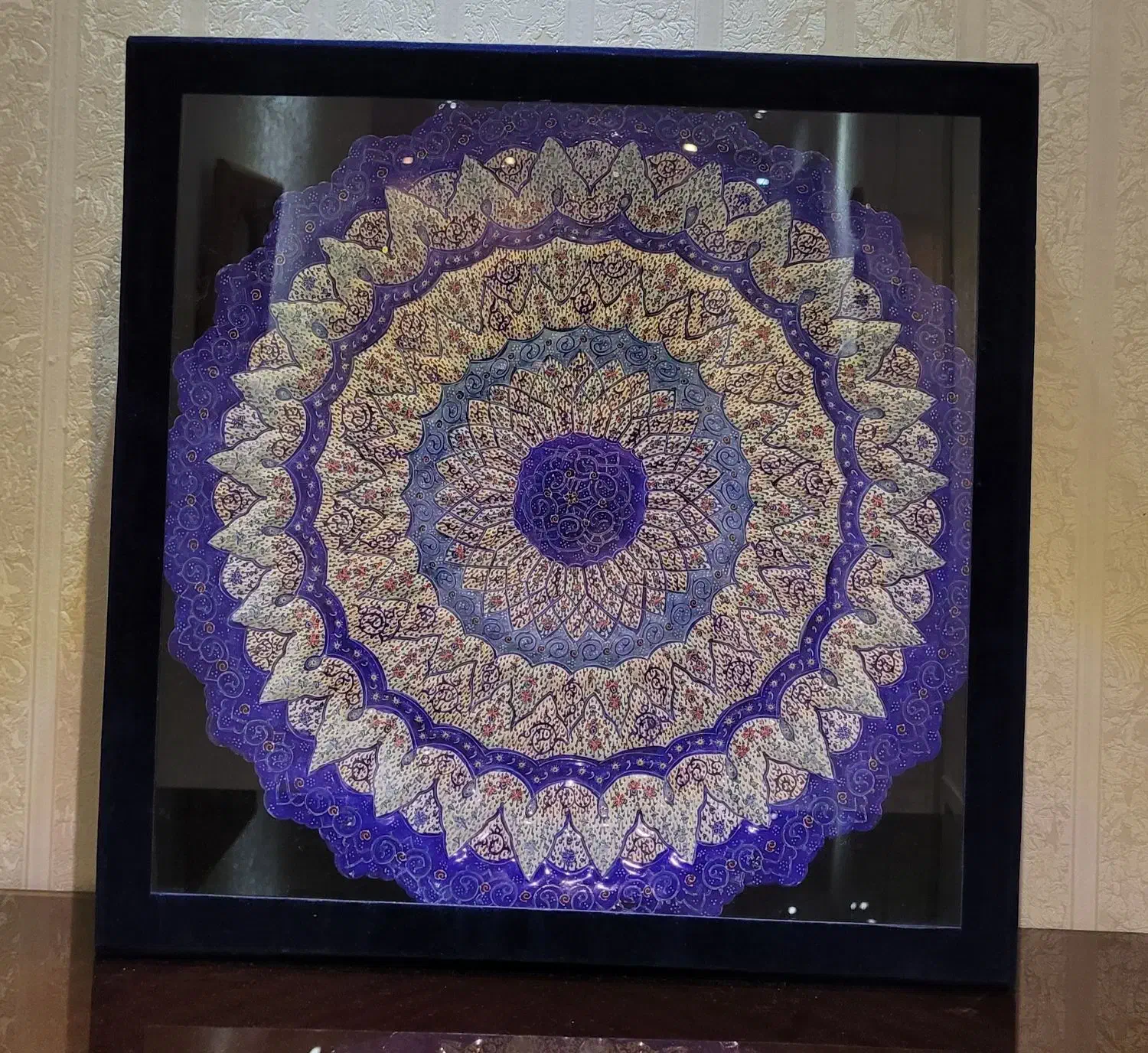 بشقاب و گلدان میناکاری|صنایع دستی و سایر لوازم تزئینی|مشهد, هنرستان|دیوار