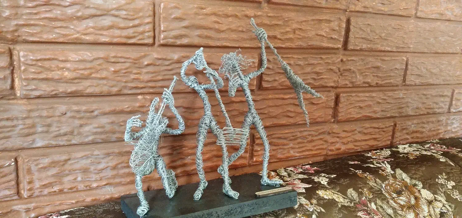 مجسمه سیمی|صنایع دستی و سایر لوازم تزئینی|رشت, آزادگان|دیوار