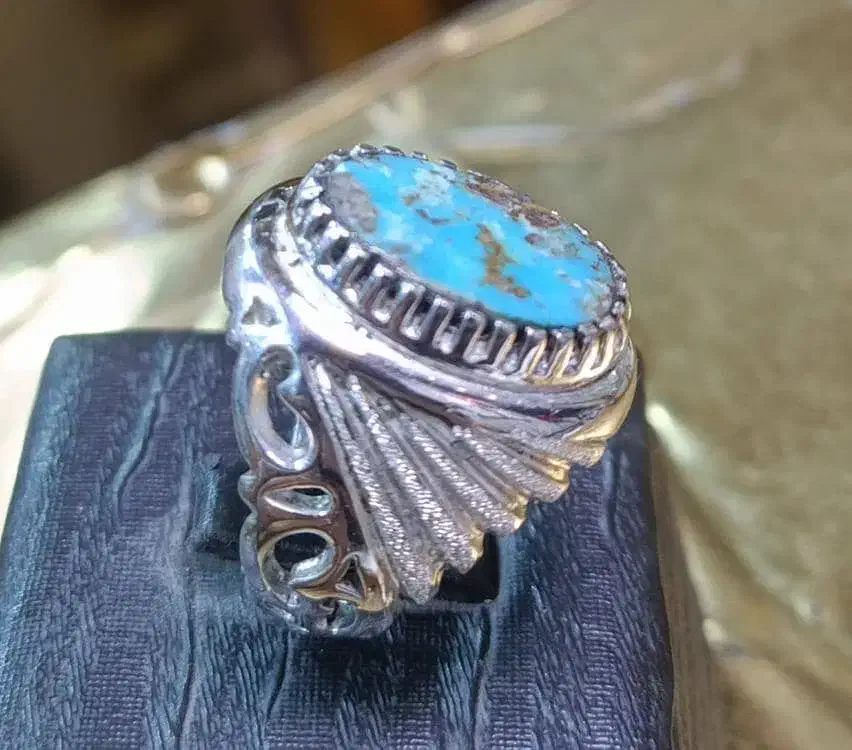 دو عدد انگشتر شجر قائن و فیروزه نیشابور رکاب دست|جواهرات|تهران, سجاد|دیوار