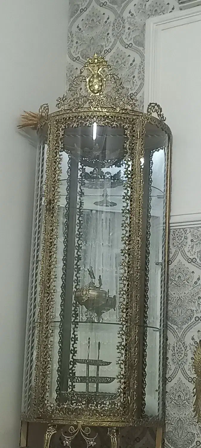 بوفه ساعت ایستاده میزتلوزیون برنز|بوفه، ویترین، کنسول|شهریار, کردزار|دیوار