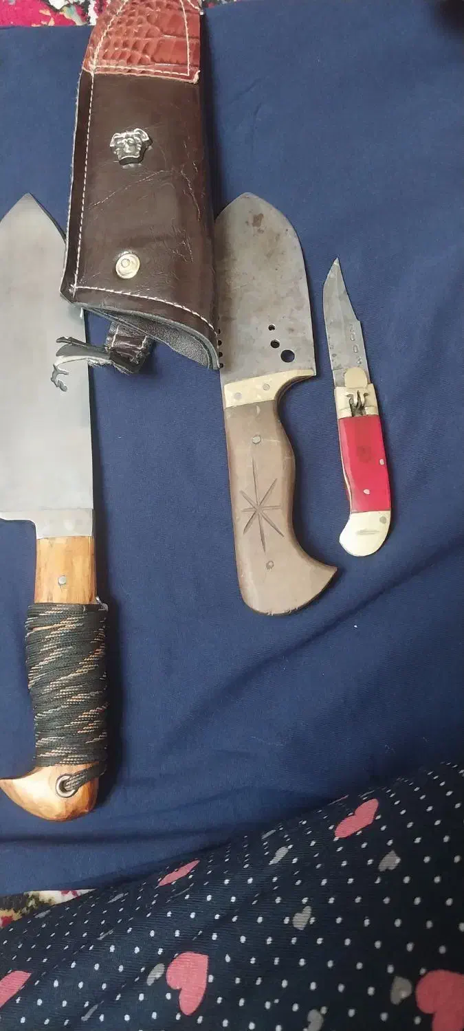 ۳ عدد چاقو زنجان|ابزارآلات|چادگان, |دیوار