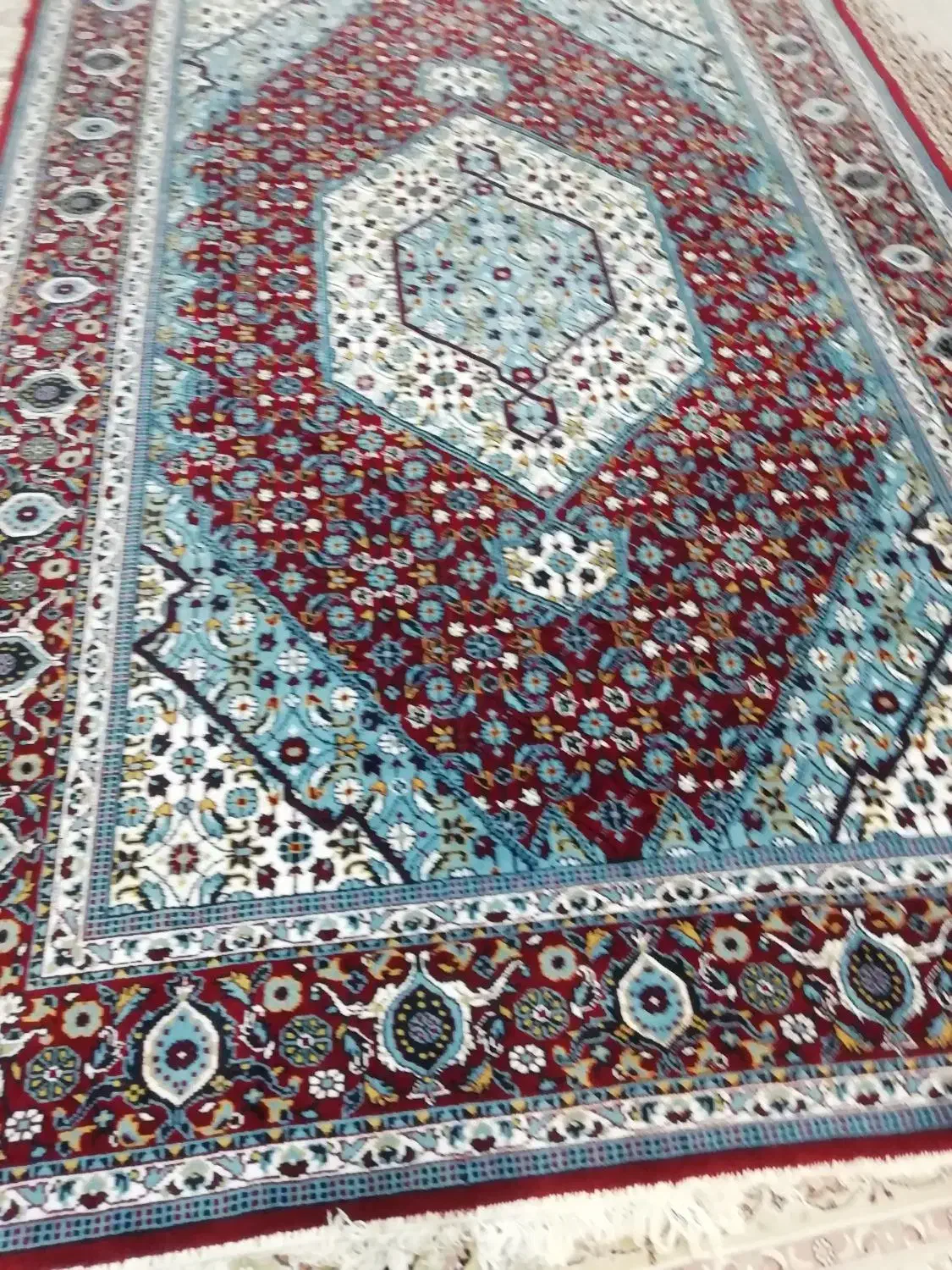 فرش شش متری تمام نخ|فرش|پارسآباد, |دیوار