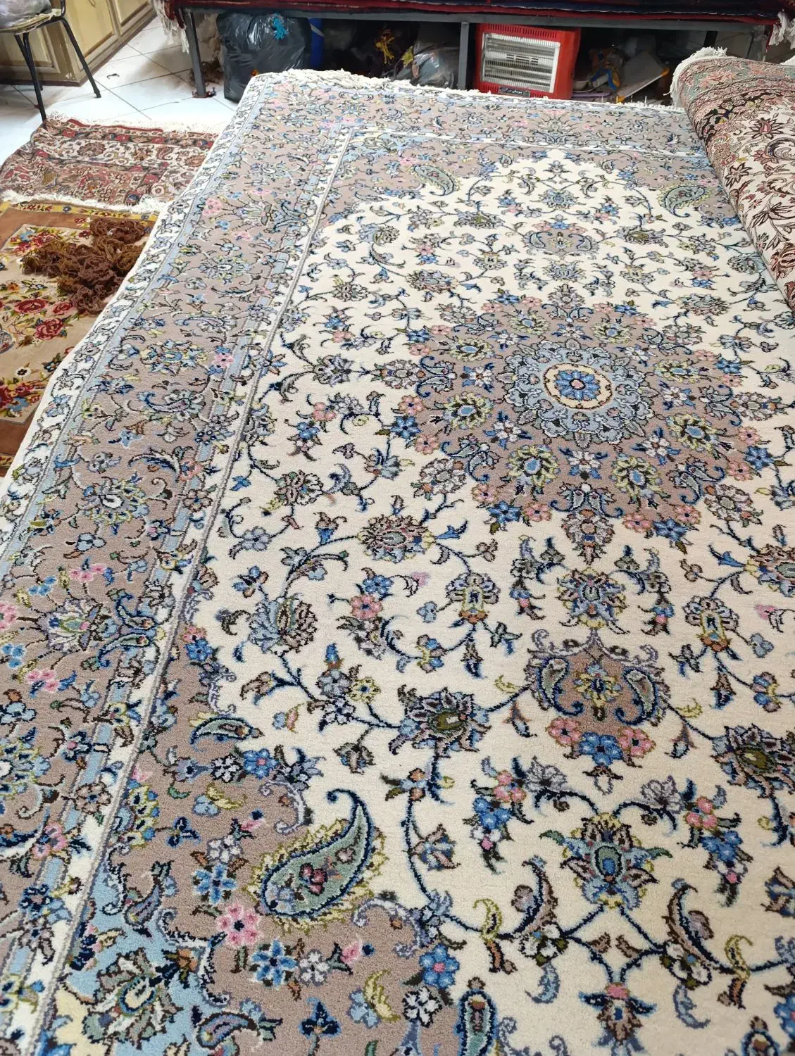 جفت ۶متری کاشان|فرش|اصفهان, نقش جهان|دیوار