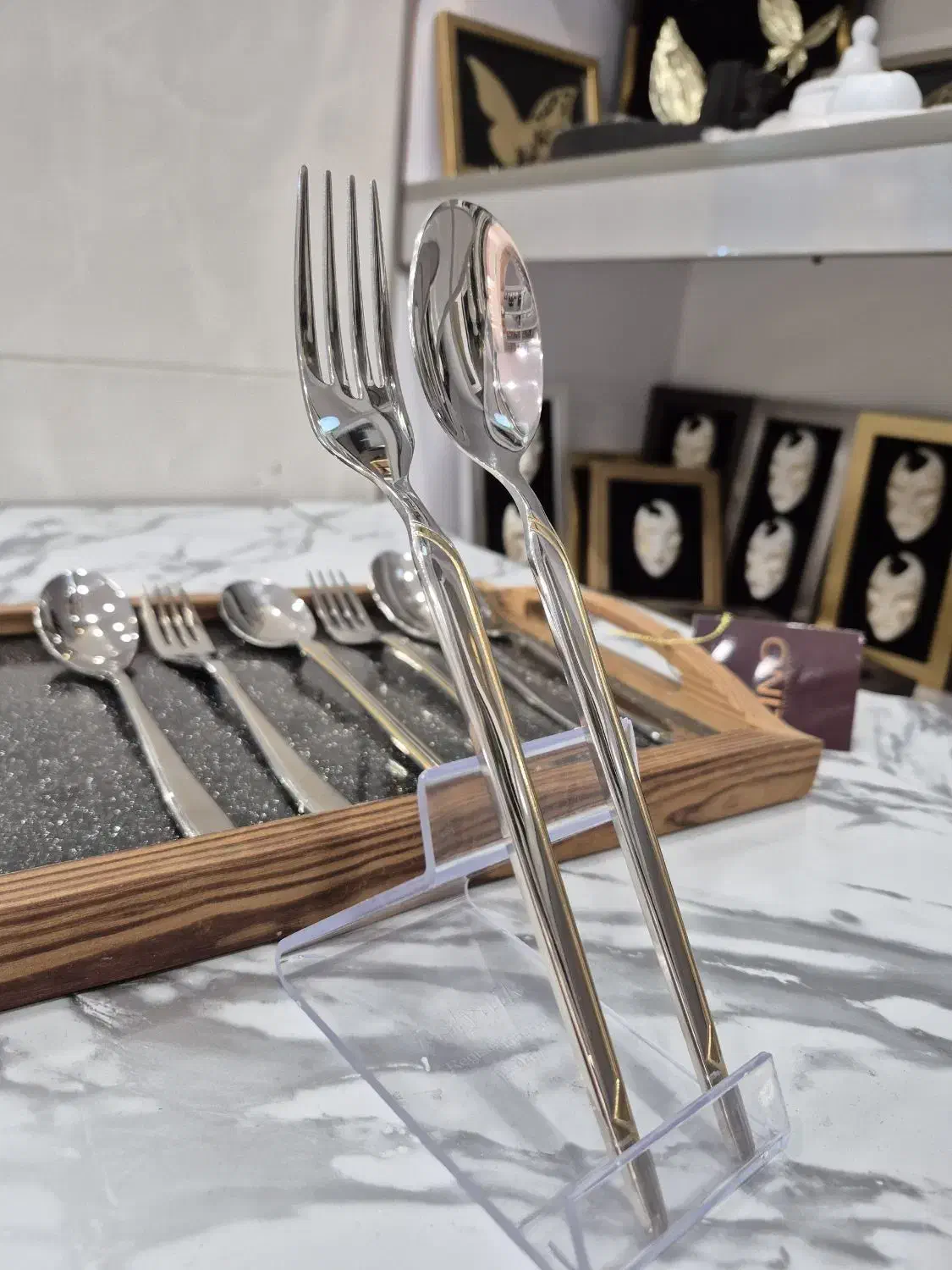 سرویس قاشق و چنگال یونیک|ظروف سرو و پذیرایی|شیراز, غدیر جنوبی|دیوار